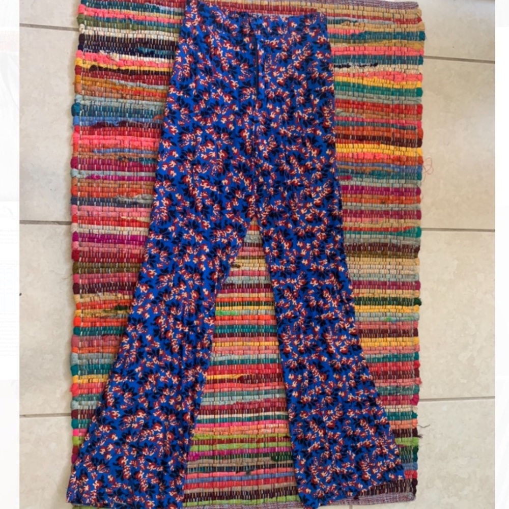 Floral blue palazo pant 💫
